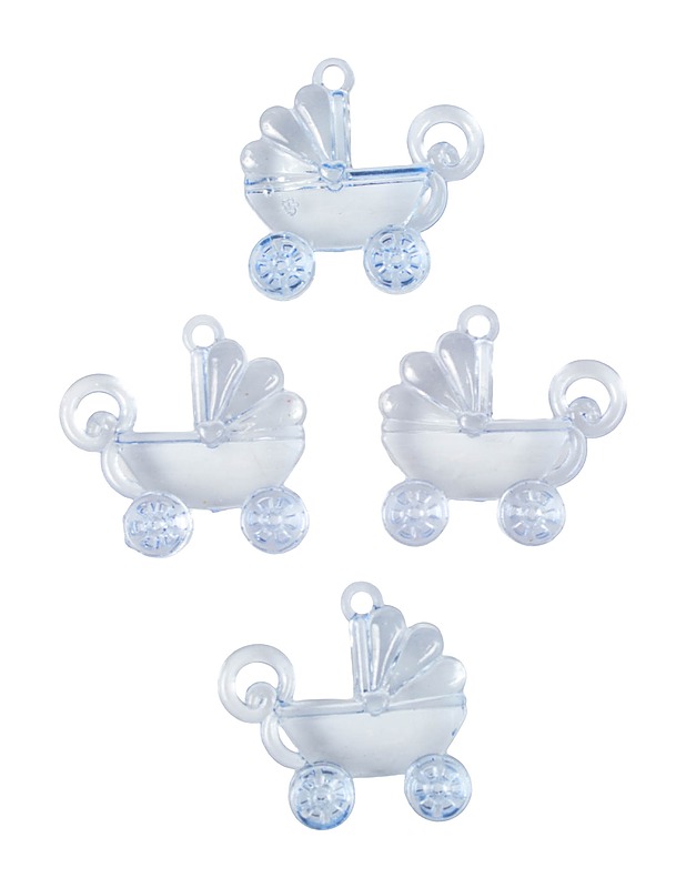 Rattaat-amuletti, 4 kpl - sininen - Askartelu - 10105318063 - 0