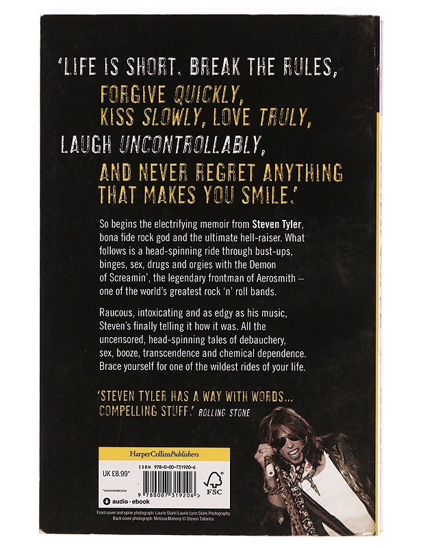 Does the Noise in My Head Bother You? : The Autobiography - Tyler, Steven - Musiikki- ja elokuvakirjat - 10105318077 - 1