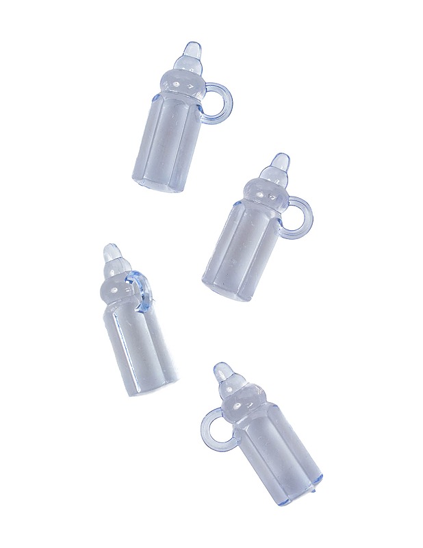 Tuttupullo amuletti, 4 kpl - vaaleansininen - Askartelu - 10105318087 - 0