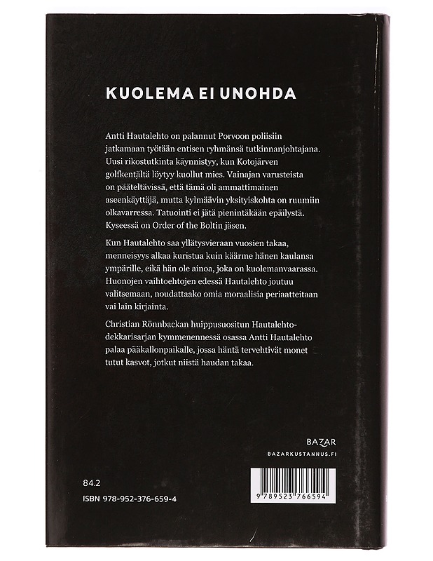 Kostajan merkki - Christian Rönnbacka - Jännitys ja dekkarit - 10105318125 - 1