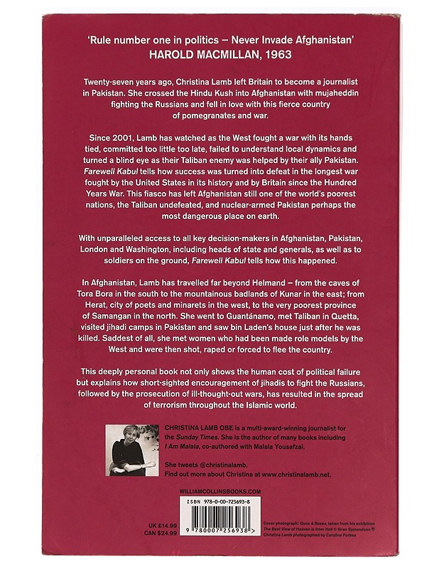 Farewell Kabul : from Afghanistan to a more dangerous world - Christina Lamb - Tietokirjat ja oppaat - 10105318164 - 1