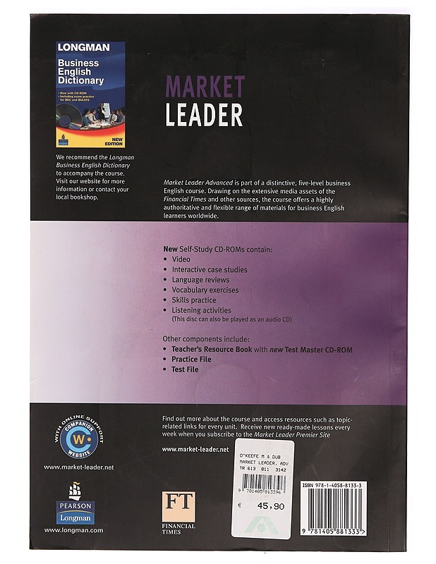 Market leader : advanced business English : course book - Dubicka, Iwonna - Tietokirjat ja oppaat - 10105318237 - 1