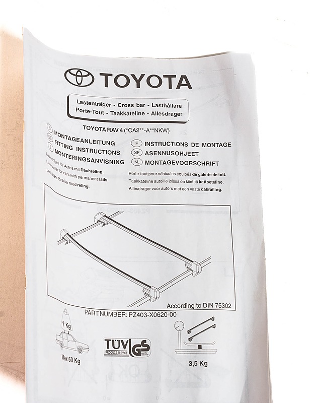 TOYOTA taakkateline - Muut urheiluvälineet ja vapaa-aika - 10105318271 - 1