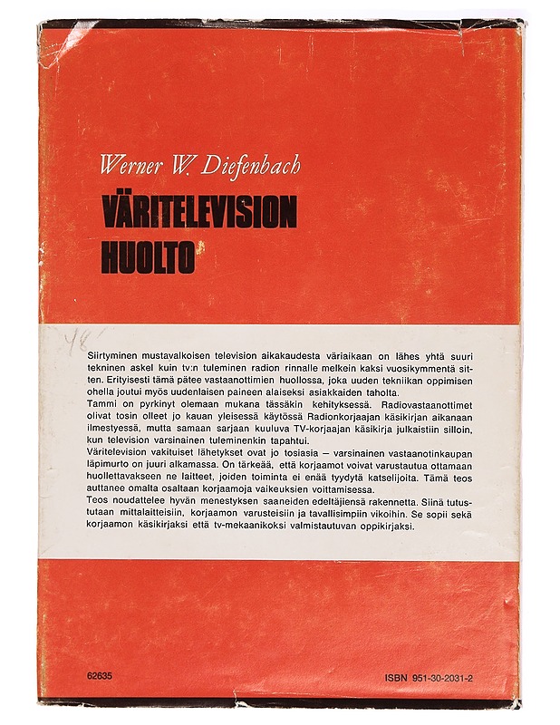 Väritelevision huolto - Tietokirjat ja oppaat - 10105318411 - 1