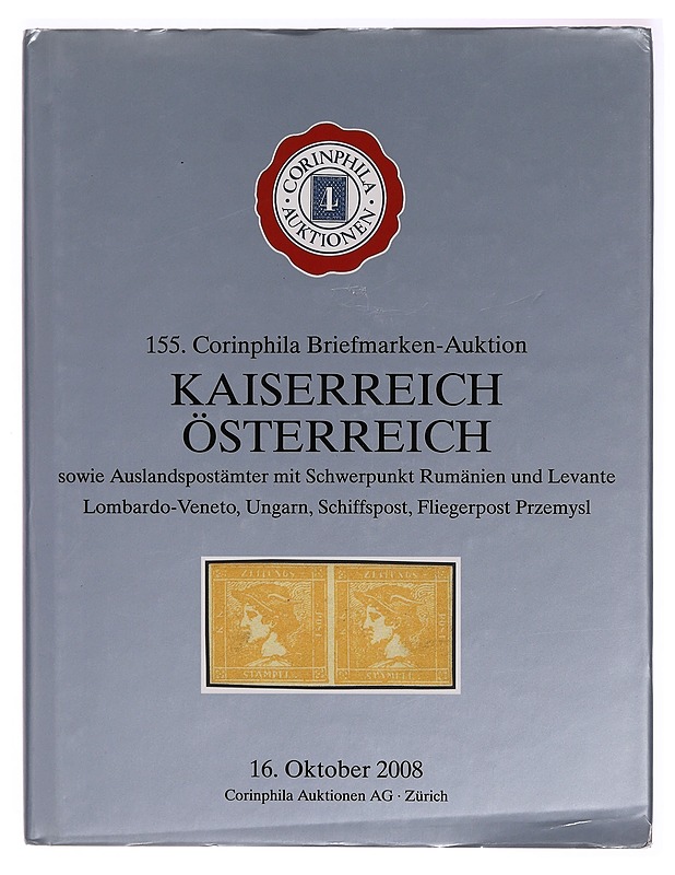 155. Corinphilia briefmarken-auktion Kaisereich Österreich - Tietokirjat ja oppaat - 10105318425 - 0