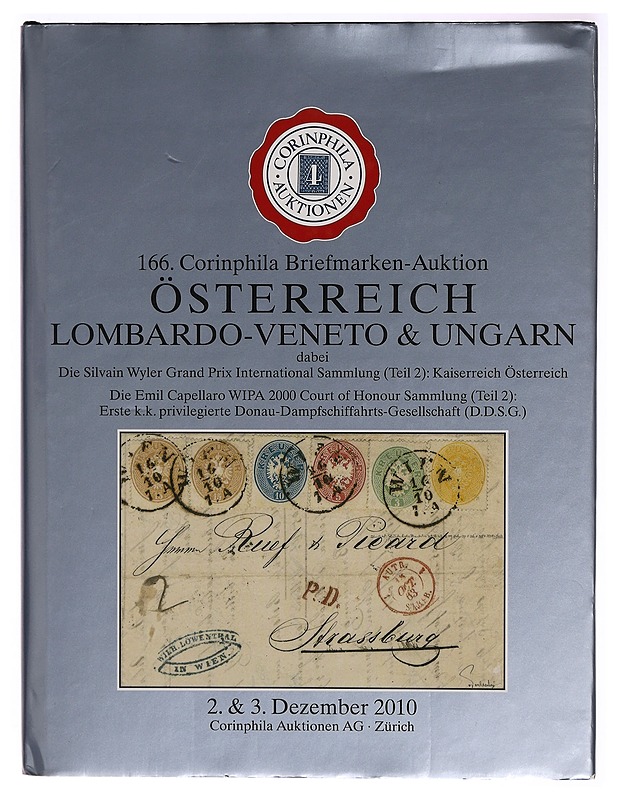 166. Corinphilia briefmarken-auktion Österreich Lombardo-Vento & Ungarn - Tietokirjat ja oppaat - 10105318426 - 0
