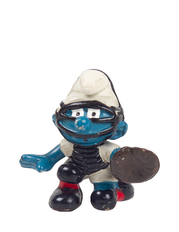 SCHLEICH / PEYO pesäpallonpelaaja Smurffi figuuri - Lasten lelut - 10105318532 - 0