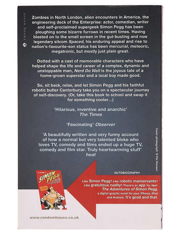 Nerd Do Well - Simon Pegg - Elämäkerrat ja muistelmat - 10105319437 - 1