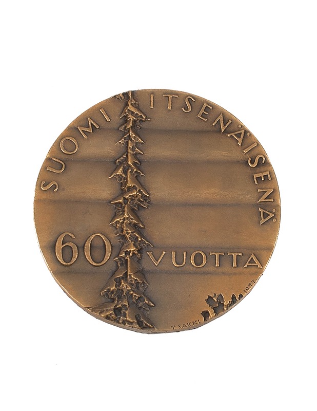 TILLANDER Suomi itsenäisenä 60 vuotta pöytämitalli - Koriste-esineet - 10105319665 - 0