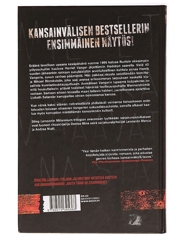 Miehet jotka vihaavat naisia. Osa 1 - Mina, Denise - Jännitys ja dekkarit - 10105320074 - 1