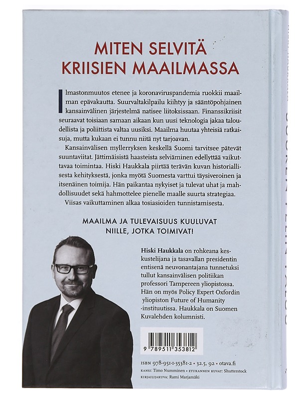 Suuren pelin paluu : Suomen tulevaisuus kriisien maailmassa - Hiski Haukkala - Tietokirjat ja oppaat - 10105320116 - 1