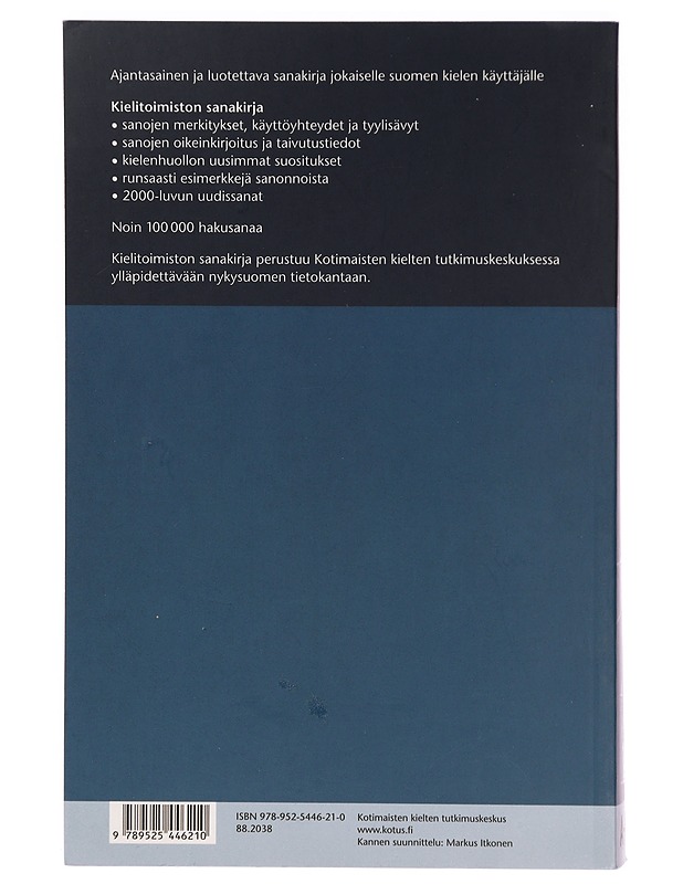 Kielitoimiston sanakirja. 3. osa, S-Ö - Grönros, Eija-Riitta - Tietokirjat ja oppaat - 10105320154 - 2