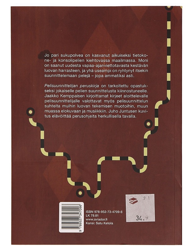 Pelisuunnittelijan peruskirja - Kemppainen, Jaakko - Tietokirjat ja oppaat - 10105320269 - 1