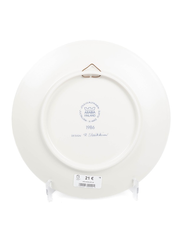 ARABIA joululautanen 1986 - Designsuosikit - 10105320503 - 1