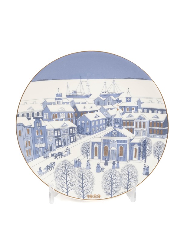 ARABIA Joululautanen 1989 - Designsuosikit - 10105320515 - 0
