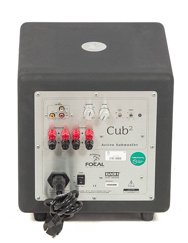 FOCAL CUB 2 Active Subwoofer, musta - Vahvistimet ja soitintarvikkeet - 10105320524 - 1