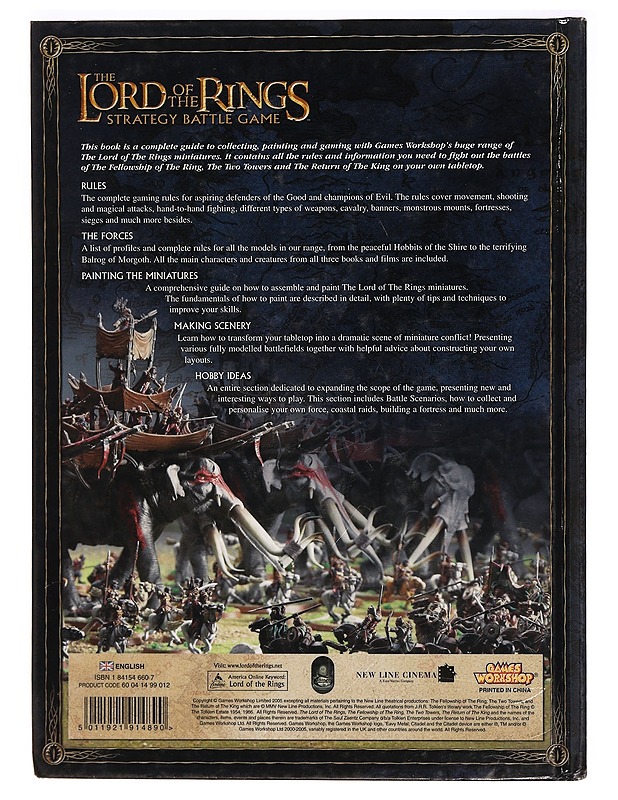 The lord of the rings : strategy battle game - Cavatore, Alessio - Tietokirjat ja oppaat - 10105320582 - 1