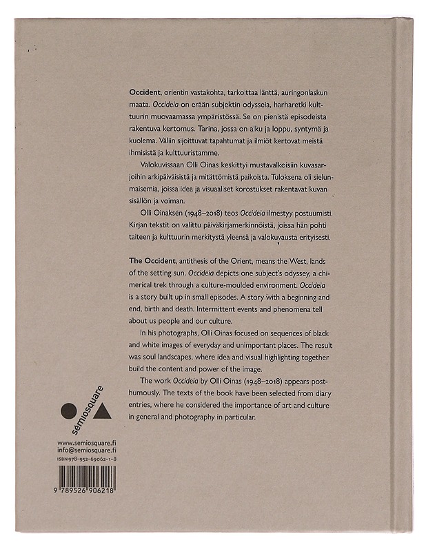 Occideia - Oinas, Olli - Tietokirjat ja oppaat - 10105320829 - 1