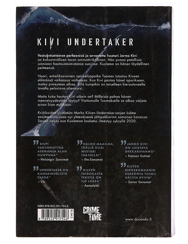 Kivi : undertaker - Marko Kilpi - Jännitys ja dekkarit - 10105321058 - 1