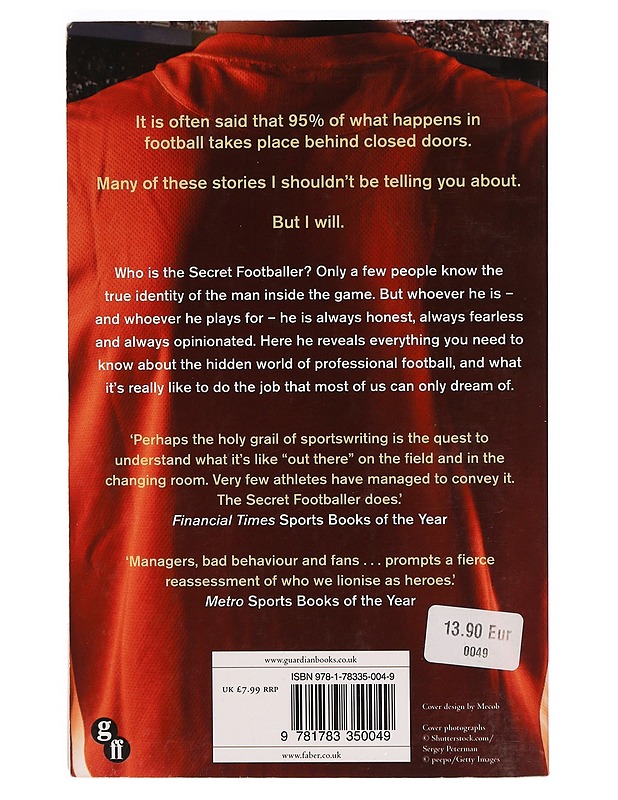 I Am The Secret Footballer - Anon - Romaanit ja novellit - 10105321255 - 1