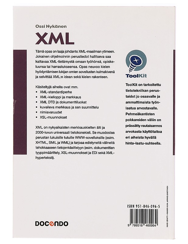 XML - Ossi Nykänen - Tietokirjat ja oppaat - 10105322479 - 1