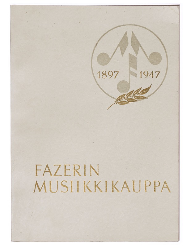 OY Fazerin musiikkikauppa 1897-1947 - Einari Marvia - Tietokirjat ja oppaat - 10105322773 - 0