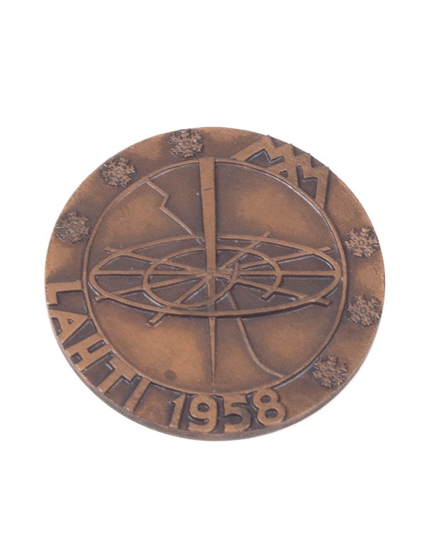 Hiihdon maailmanmestaruuskilpailut Lahti 1958 mitali - Koriste-esineet - 10105323146 - 0