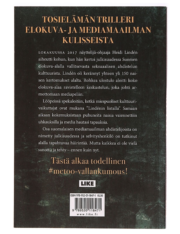 #Metoo-vallankumous : miten hiljaisuus rikottiin? - Heidi Lindén - Musiikki- ja elokuvakirjat - 10105323159 - 1