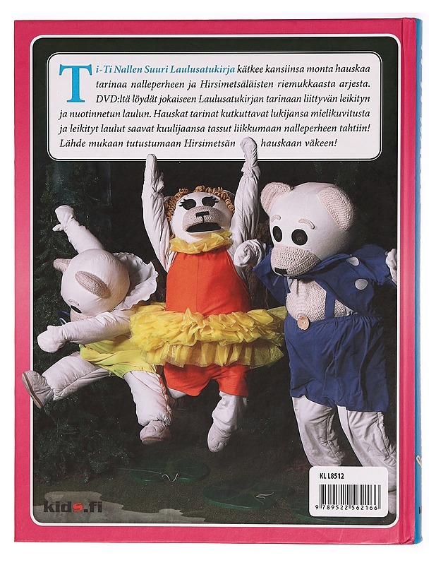 TI-TI Nalle : Suuri laulusatukirja (+DVD) - Lastenkirjat - 10105323259 - 1