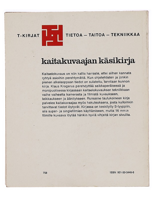 Kaitakuvaajan käsikirja - Klaus Krogerus - Kirjasarja: T - Musiikki- ja elokuvakirjat - 10105323272 - 1