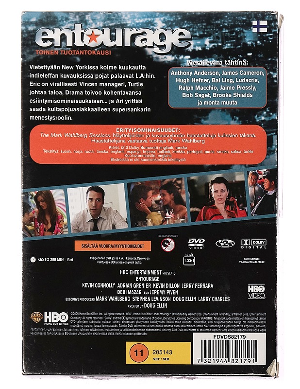 Entourage 2. tuotantokausi - DVD - DVD-elokuvat - 10105323390 - 1