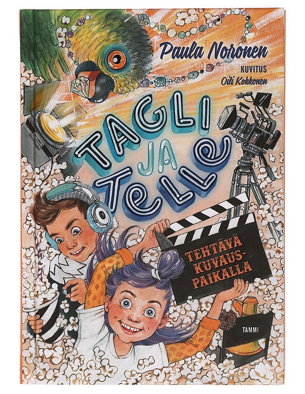 Tagli ja Telle : tehtävä kuvauspaikalla - Noronen, Paula - Lastenkirjat - 10105323626 - 0