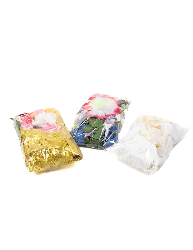 Kukkapussi, sisältö vaihtelee - Askartelu - 10105323662 - 0