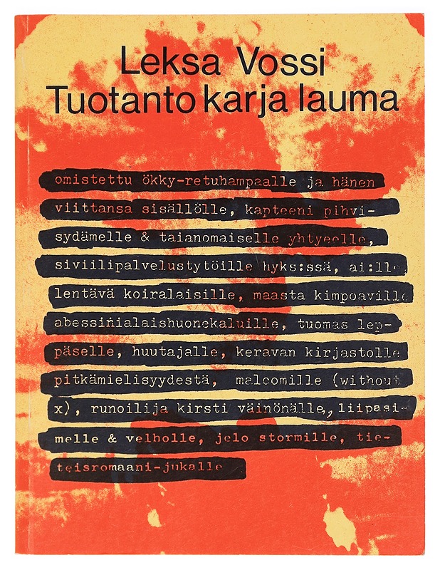Tuotanto karja lauma - Runot ja näytelmät - 10105323667 - 0