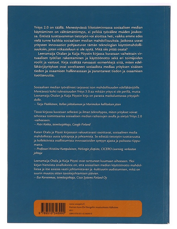 Wikimaniaa yrityksiin : Yritys 2.0 tuottamaan - Otala, Leenamaija - Tietokirjat ja oppaat - 10105323803 - 1