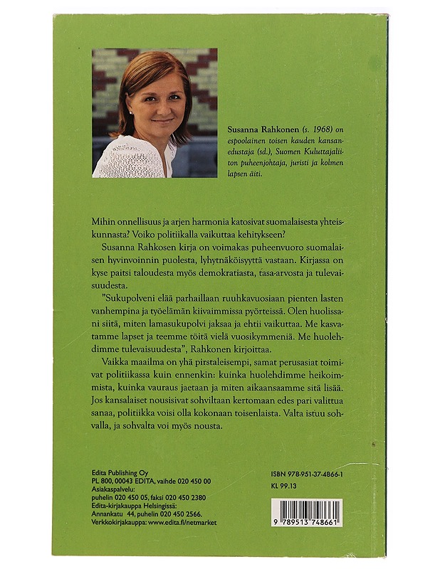 Valta istuu sohvalla - Susanna Rahkonen - Elämäkerrat ja muistelmat - 10105324062 - 1