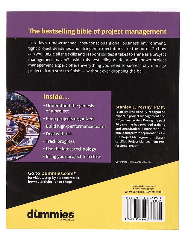 Project Management for dummies - Stanley E. Portny - Tietokirjat ja oppaat - 10105324116 - 1