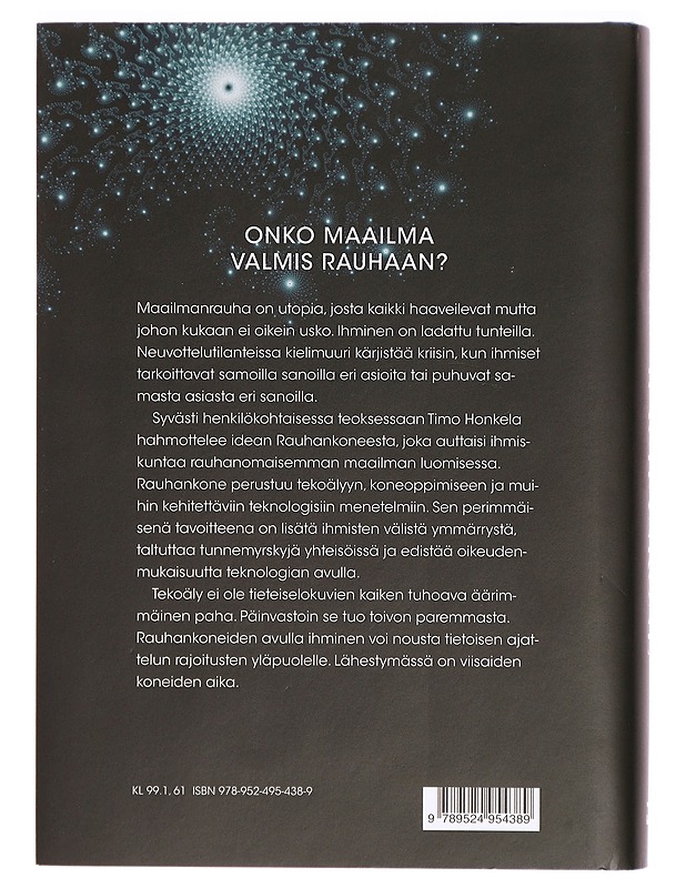 Rauhankone : tekoälytutkijan testamentti - Honkela, Timo - Tietokirjat ja oppaat - 10105324192 - 1