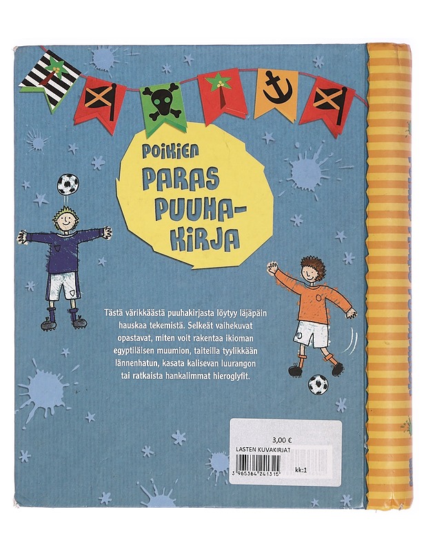 Poikien paras puuhakirja - Bone, Emily - Lastenkirjat - 10105324217 - 1