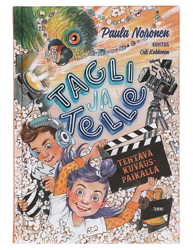 Tagli ja Telle : tehtävä kuvauspaikalla - Noronen, Paula - Lastenkirjat - 10105324294 - 0