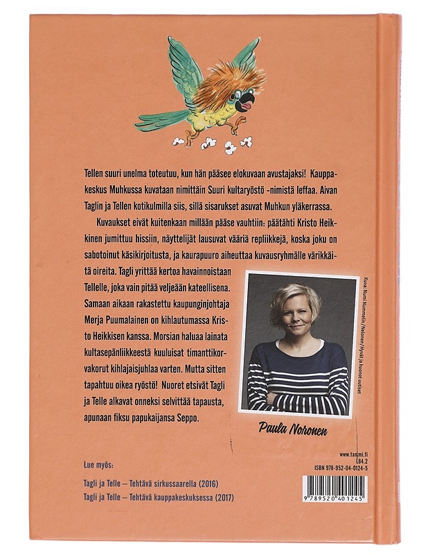 Tagli ja Telle : tehtävä kuvauspaikalla - Noronen, Paula - Lastenkirjat - 10105324294 - 1