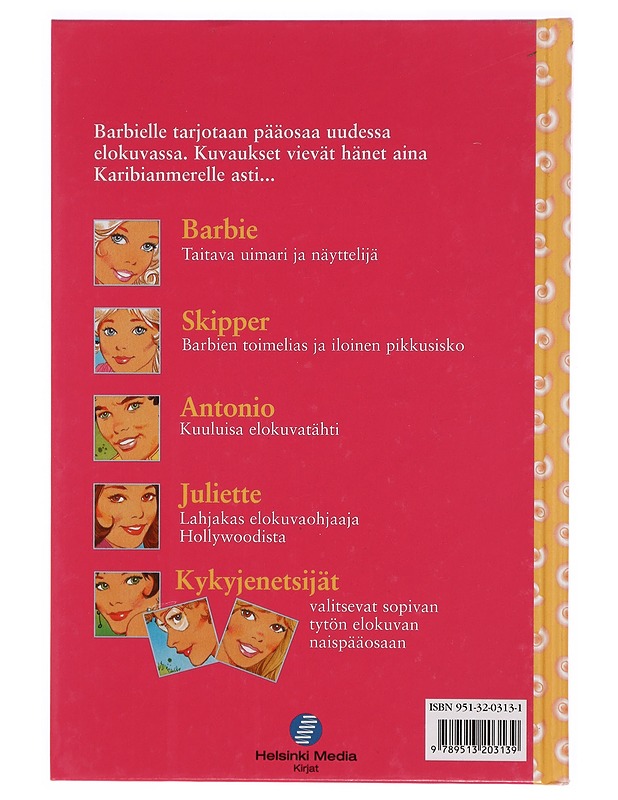 Barbie elokuvatähtenä - Ropa, Sanna - Lastenkirjat - 10105324437 - 1