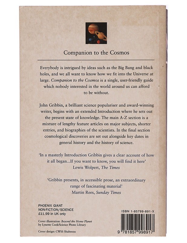 Companion to the Cosmos - Tietokirjat ja oppaat - 10105324623 - 1