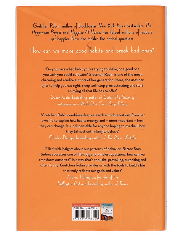 Better than before : mastering the habits of our everyday lives - Gretchen Rubin - Tietokirjat ja oppaat - 10105324811 - 1