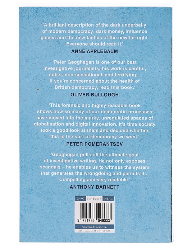 Democracy for sale : dark money and politics - Peter Geoghegan - Tietokirjat ja oppaat - 10105324863 - 1