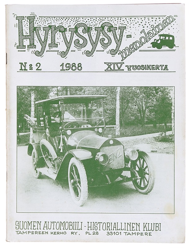 Hyrysysy-menolainen 2/1988 - Lehdet - 10105324879 - 0
