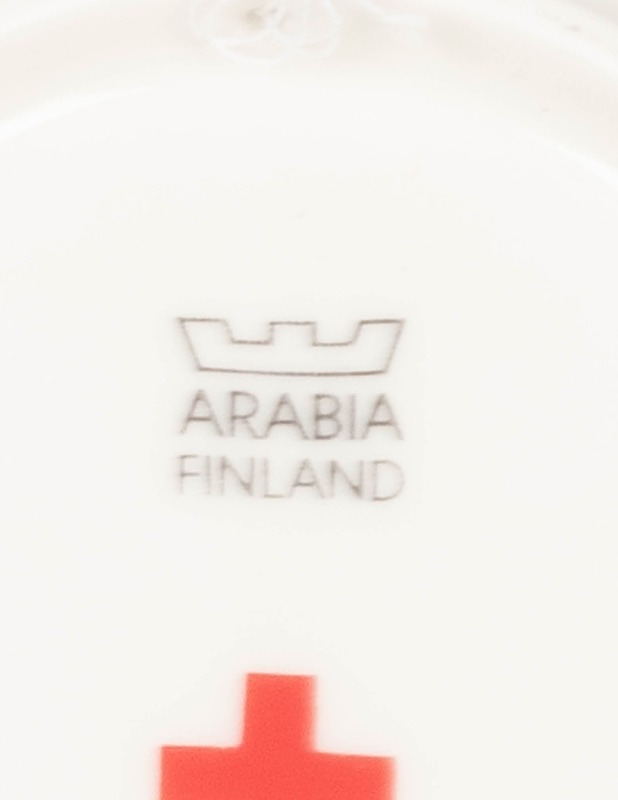ARABIA Punainen Risti Ruusu seinälautanen - Designsuosikit - 10105325064 - 2