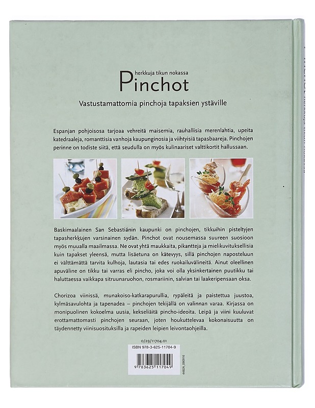 Pinchot / herkkuja tikun nokassa - Winnewisser, Sylvia - Ruokakirjat - 10105325108 - 1