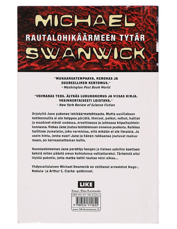 Rautalohikäärmeen tytär - Swanwick, Michael - Fantasia- ja scifi - 10105325557 - 1
