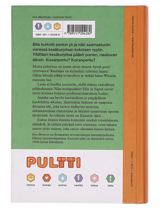 Kazanin tähti - Ibbotson, Eva - Lastenkirjat - 10105325607 - 1